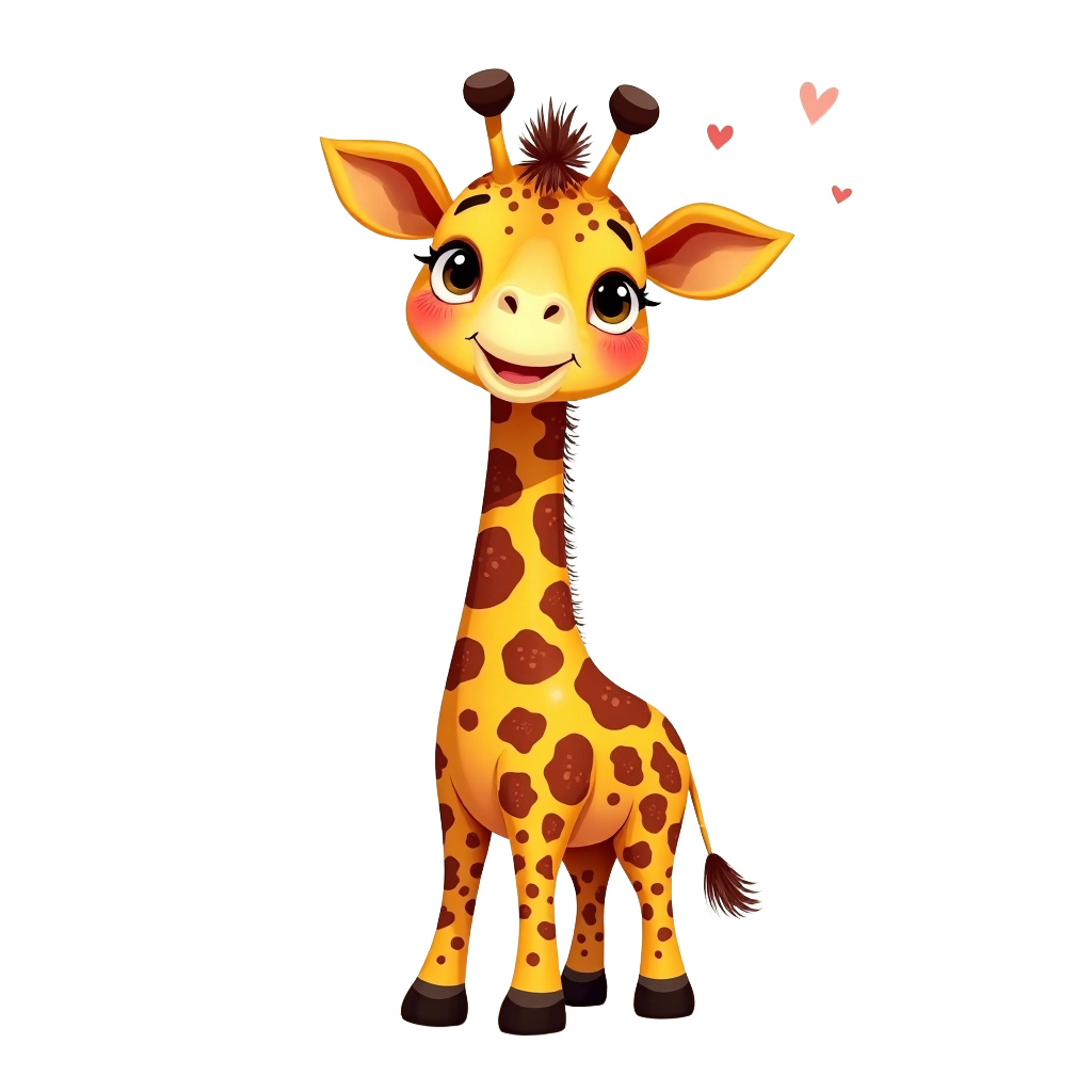 Cute Giraffe Cartoon